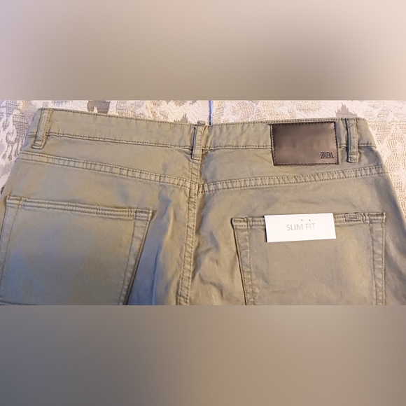 Zara Pants/Zara Men's Slim-Fit Pants - Picture 5 of 9